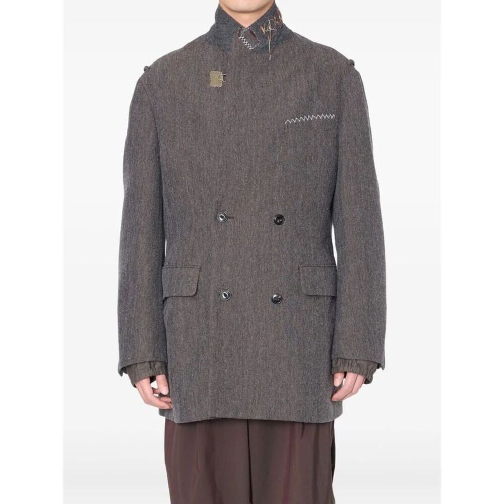 Kolor Men "Jacket 02" Split Double Breast Coat